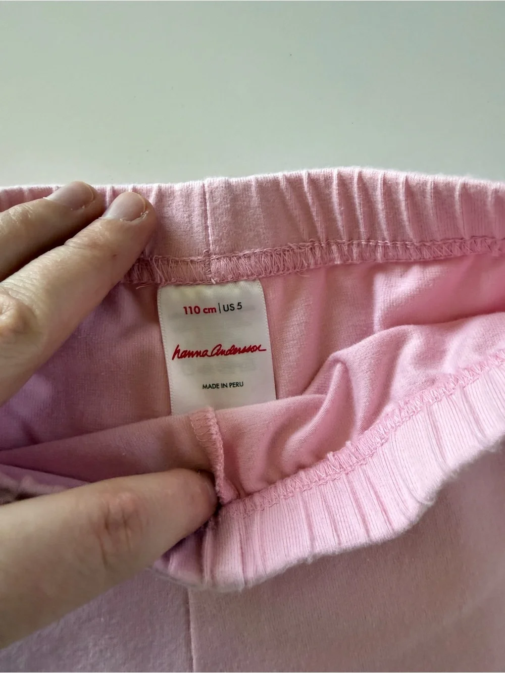 Hanna Andersson Light Pink Cotton Athletic Shorts, size 5T